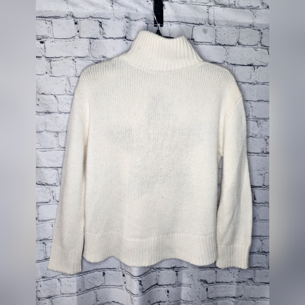 Kate Spade Cream‎ Intarsia Star Mock Neck Sweater Size XS - Picture 7 of 9